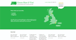 Desktop Screenshot of greenmanandvan.co.uk