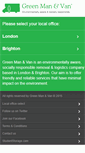 Mobile Screenshot of greenmanandvan.co.uk